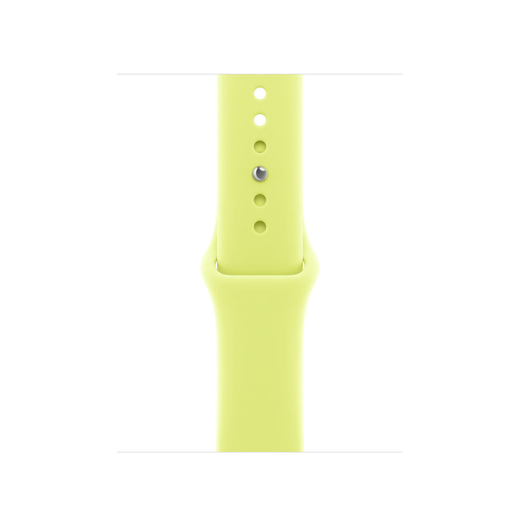 Apple Watch Series 11 - Aluminio | Amarillo Flúor | Correa Deportiva Amarilla