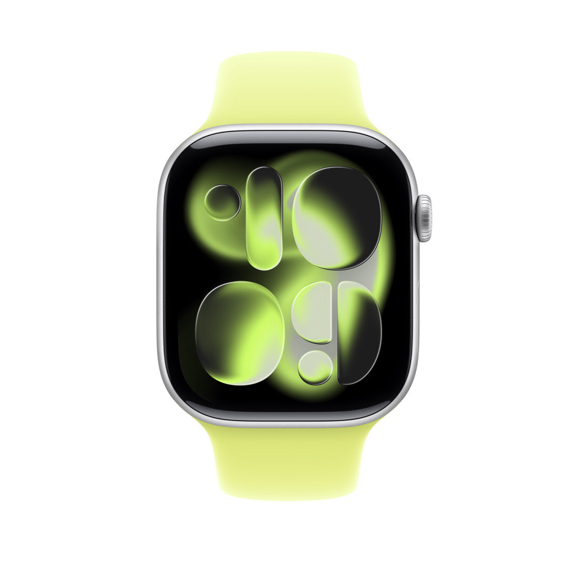 Apple Watch Series 11 - Aluminio | Amarillo Flúor | Correa Deportiva Amarilla