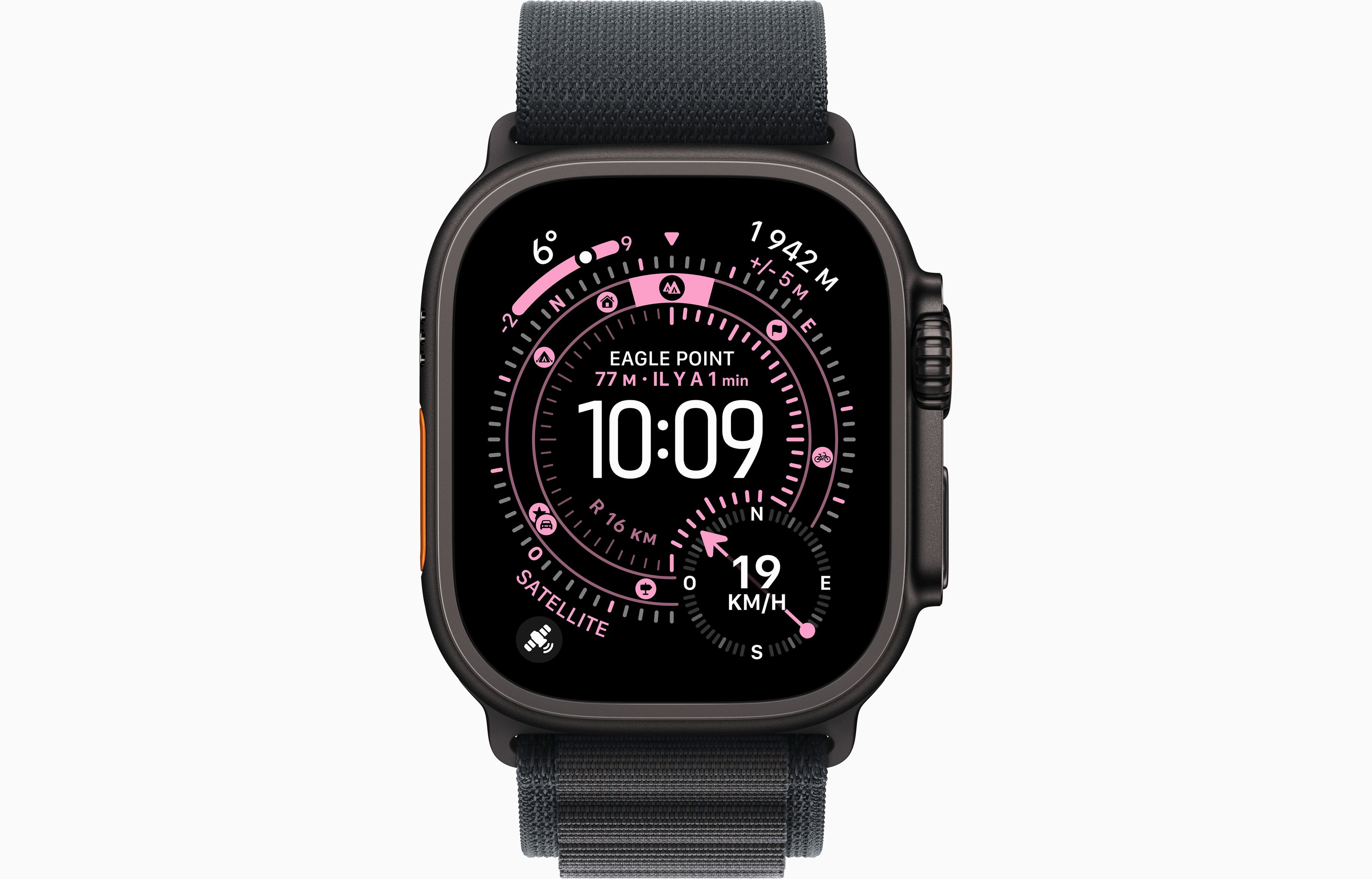 Apple Watch Ultra 3 – Negro Total con Correa Alpine Loop