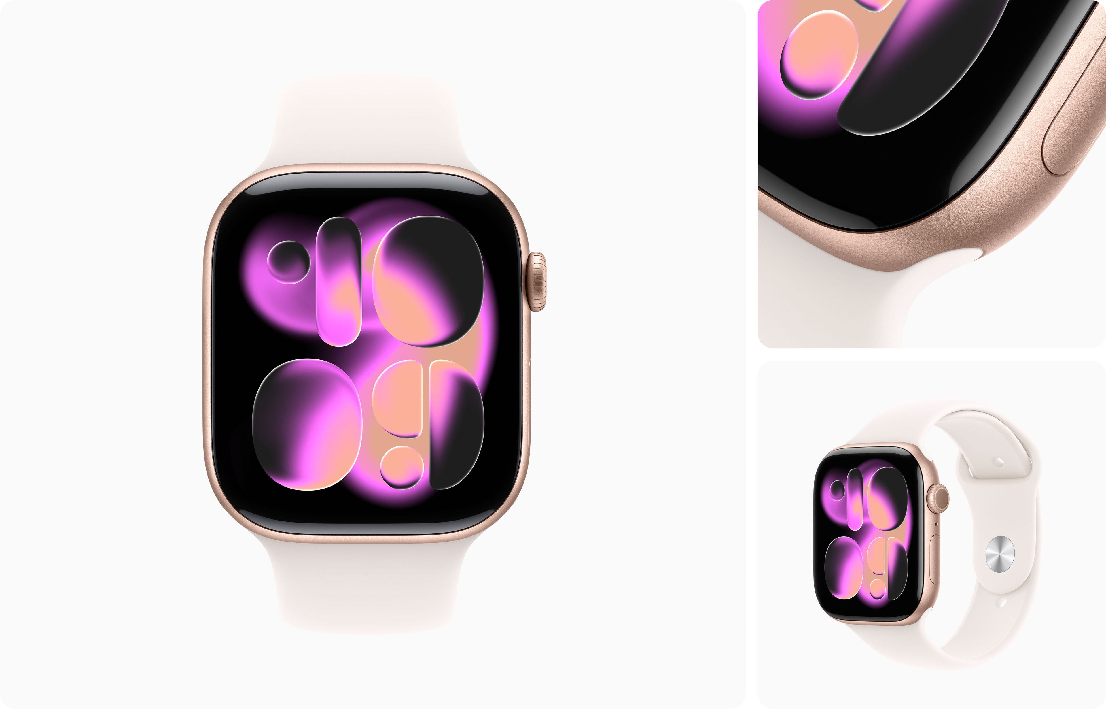 Apple Watch Series 11 - Aluminio | Rosa | Correa Deportiva Rosa