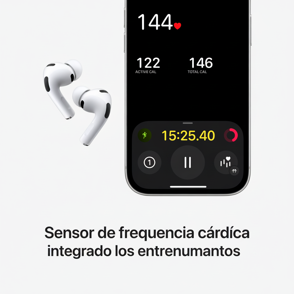 Sensor de frecuencia cardíaca integrado